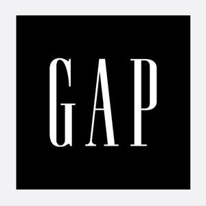 GAP Mid-Calf Leather Biker Boot in Black